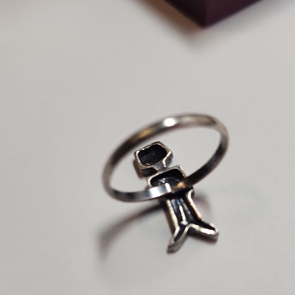 Sterling Silver Alien Ring Adjustable - image 3